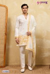 The Grand V Drape By Shubhvastra Viscose Silk Kurta Pajama With Dupatta Wholesale